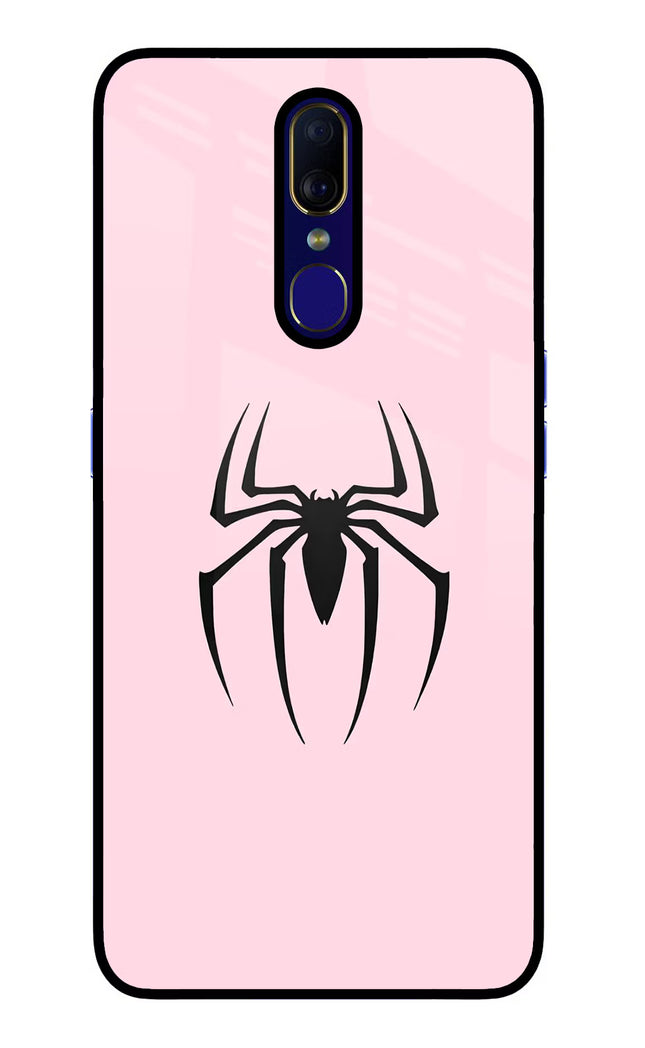 Peter Symbol Oppo F11 Glass Case Back Cover by Casekaro