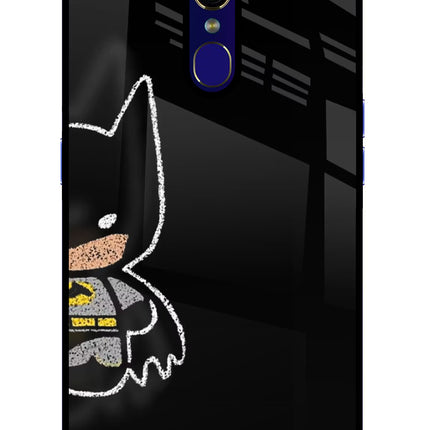 Bat Kitty Oppo F11 Glass Case Back Cover by Casekaro