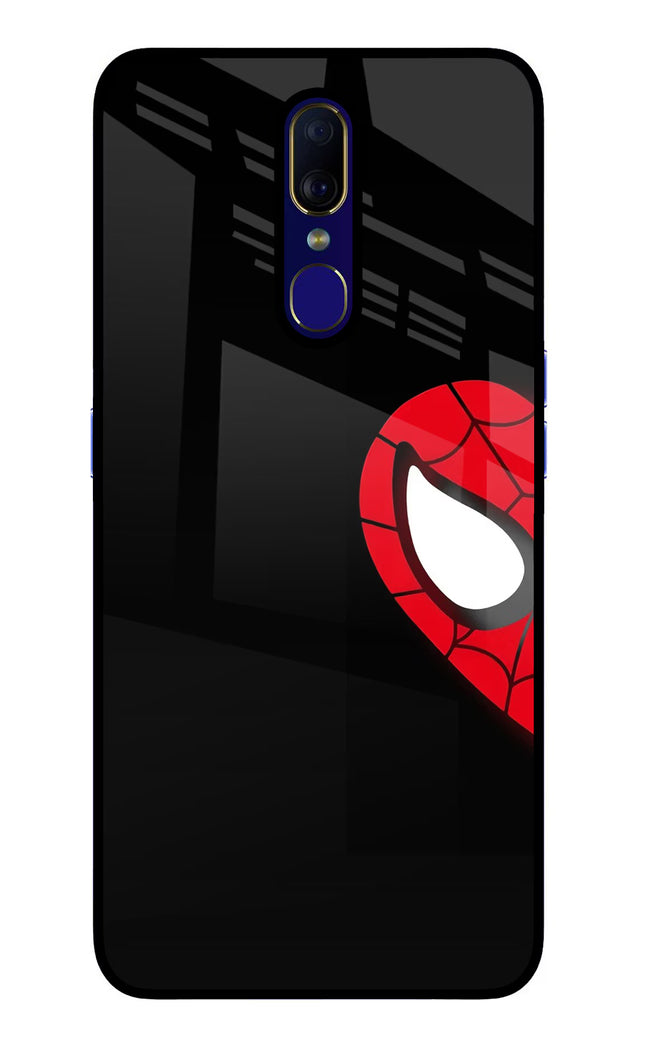 Peter Mask Oppo F11 Glass Case Back Cover by Casekaro