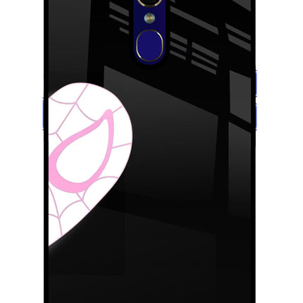 Gwen Mask Oppo F11 Glass Case Back Cover by Casekaro
