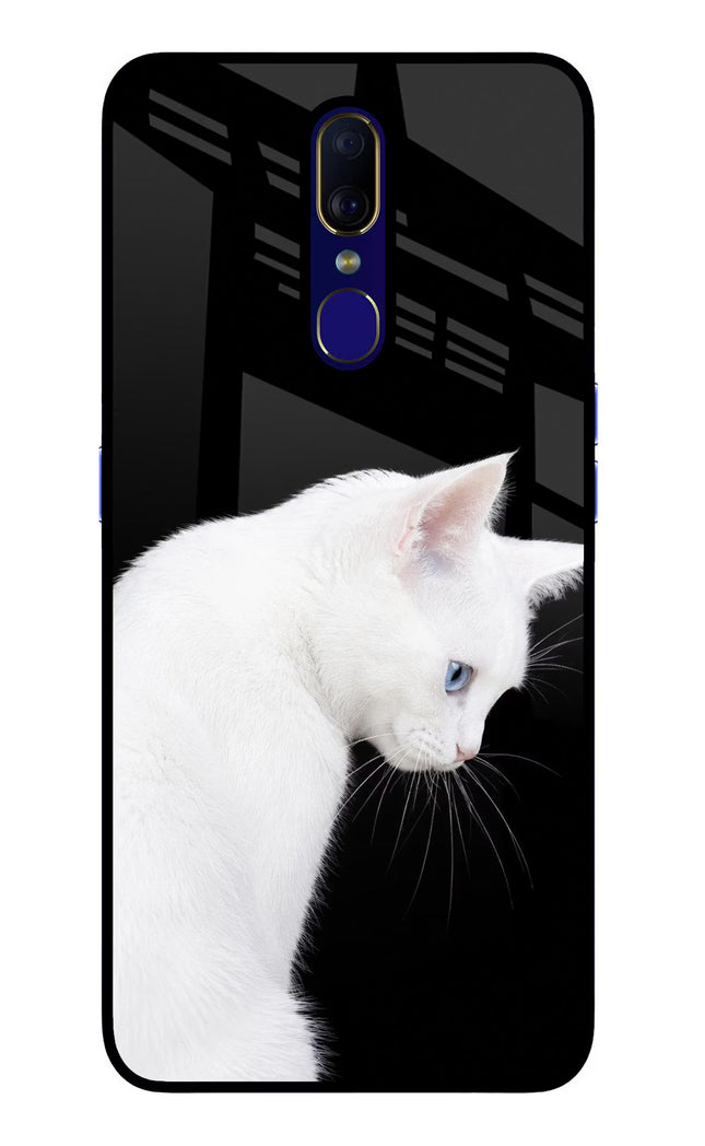 Snow Gaze Oppo F11 Glass Case Back Cover by Casekaro