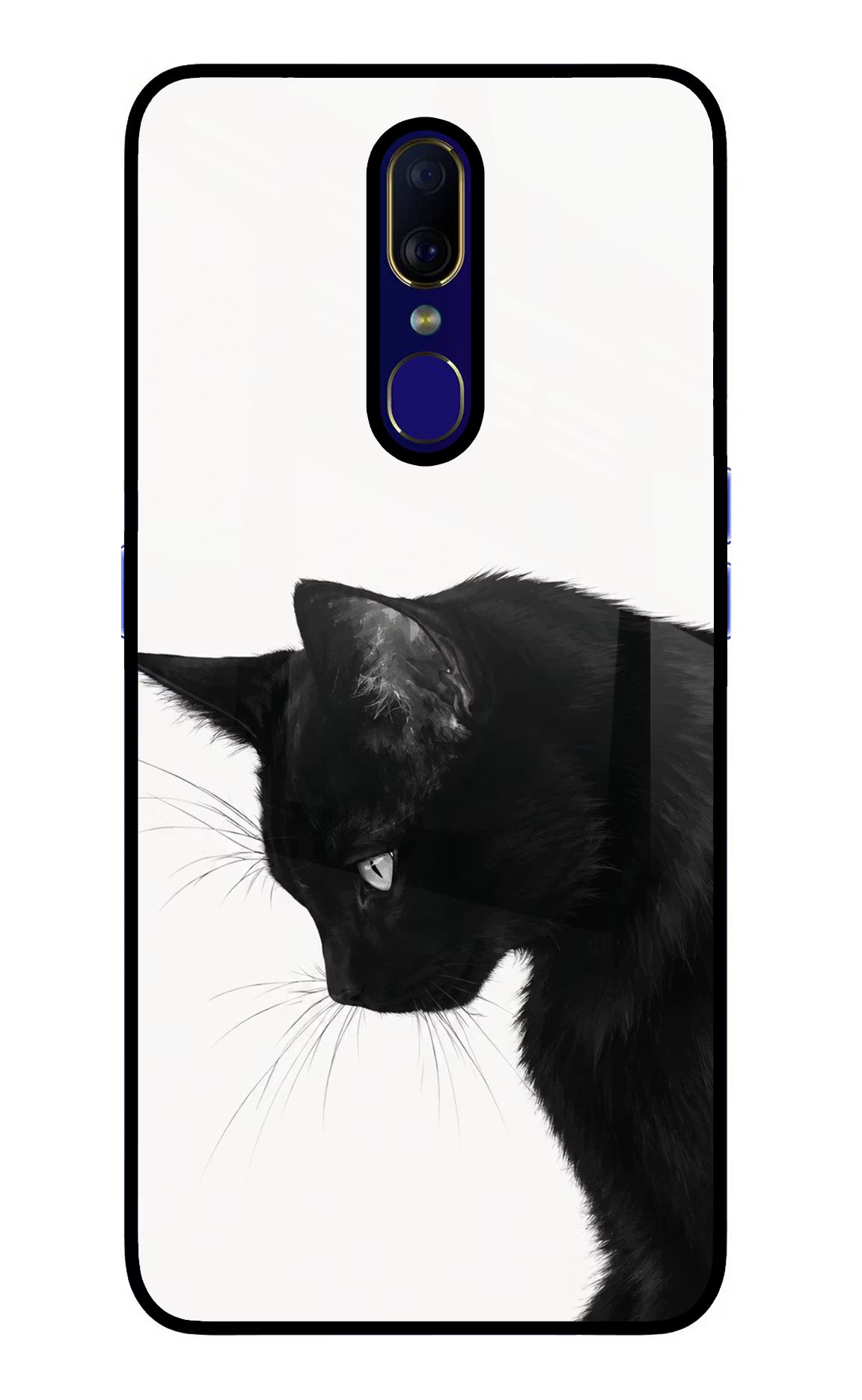Shadow Gaze Oppo F11 Glass Case