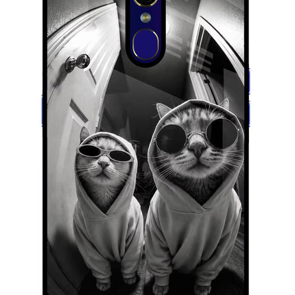 Hood Cats Oppo F11 Glass Case