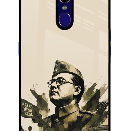 Netaji Rising Oppo F11 Glass Case