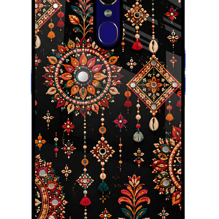 Boho Noir Oppo F11 Glass Case