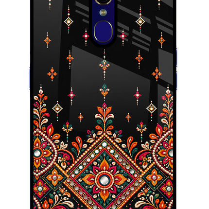 Noir Mehfil Oppo F11 Glass Case