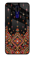 Noir Mehfil Oppo F11 Glass Case