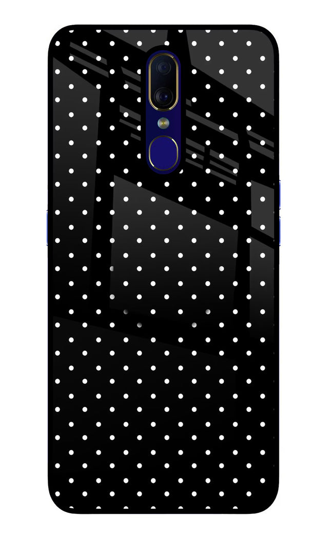 White Dots Oppo F11 Pop Case by Casekaro