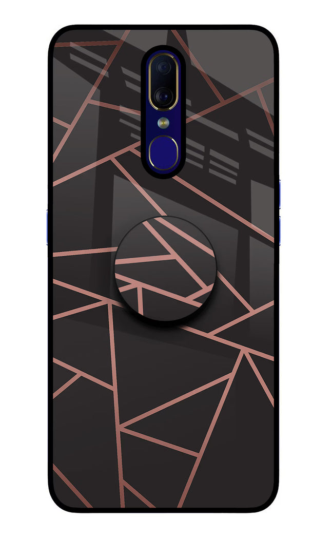 Geometric Pattern Oppo F11 Pop Case by Casekaro