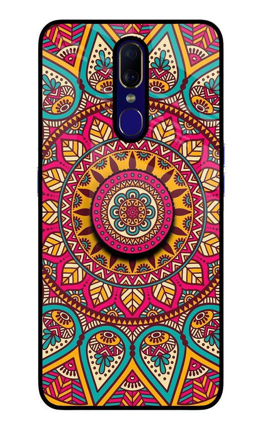 Mandala Oppo F11 Glass Case