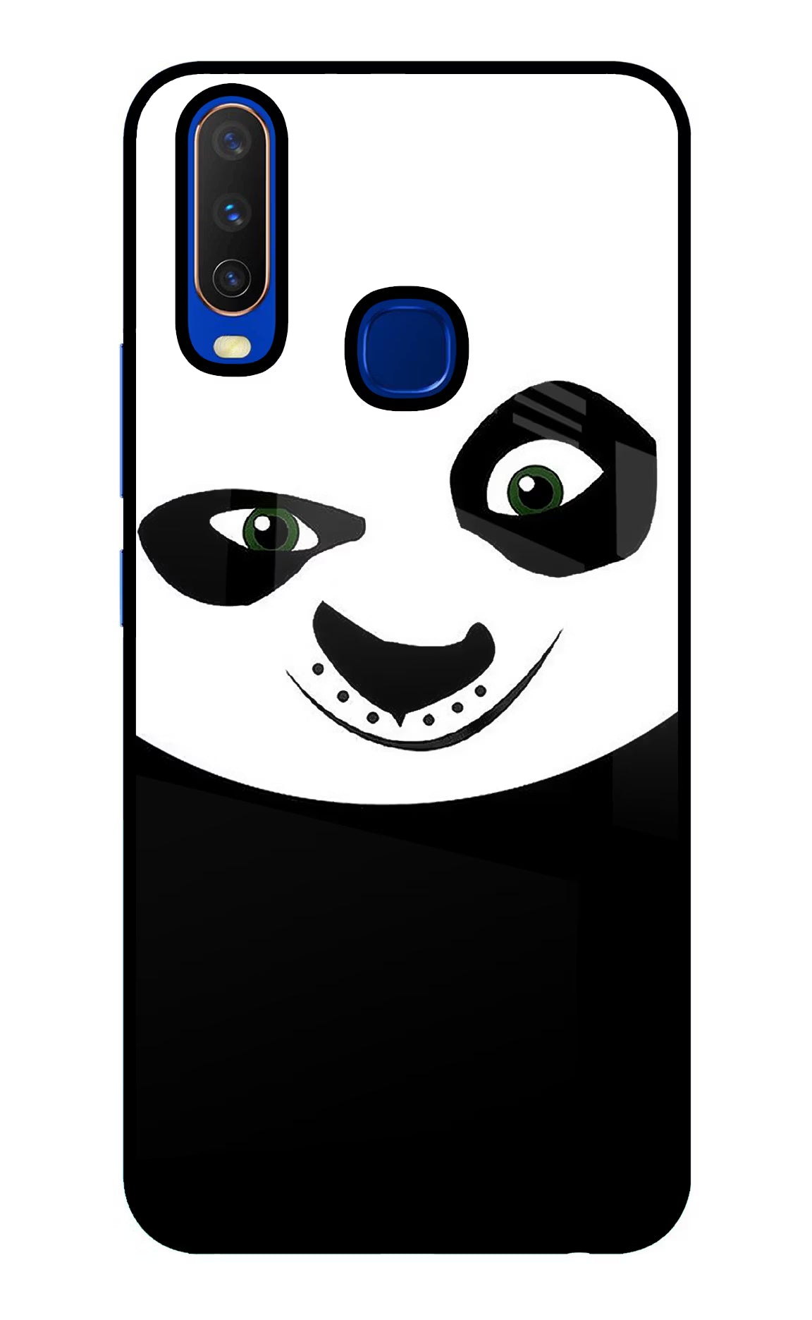 Panda Vivo Y15/Y17 Glass Case Back Cover by Casekaro