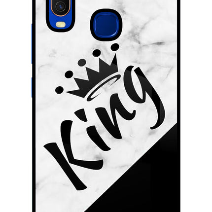 King Vivo Y15/Y17 Glass Case Back Cover by Casekaro