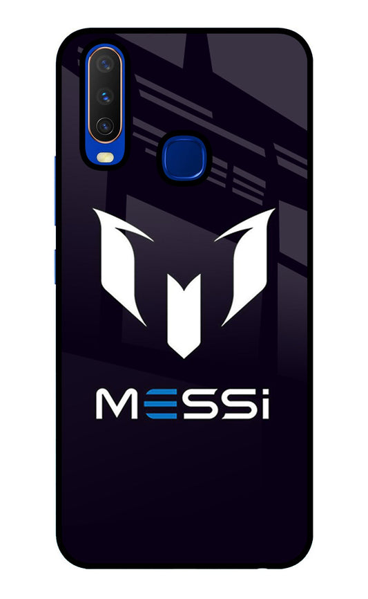 Messi Logo Vivo Y15/Y17 Glass Case