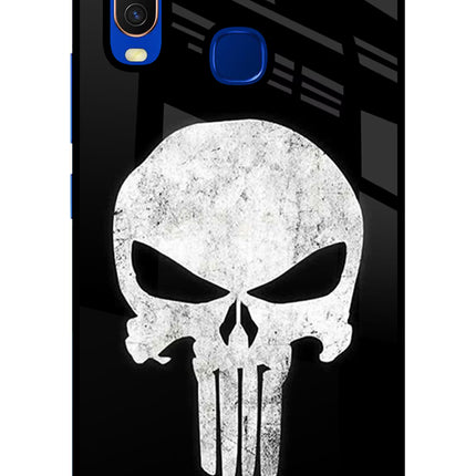 Punisher Skull Vivo Y15/Y17 Glass Case