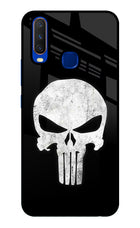 Punisher Skull Vivo Y15/Y17 Glass Case