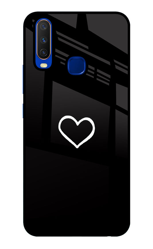 Heart Vivo Y15/Y17 Glass Case