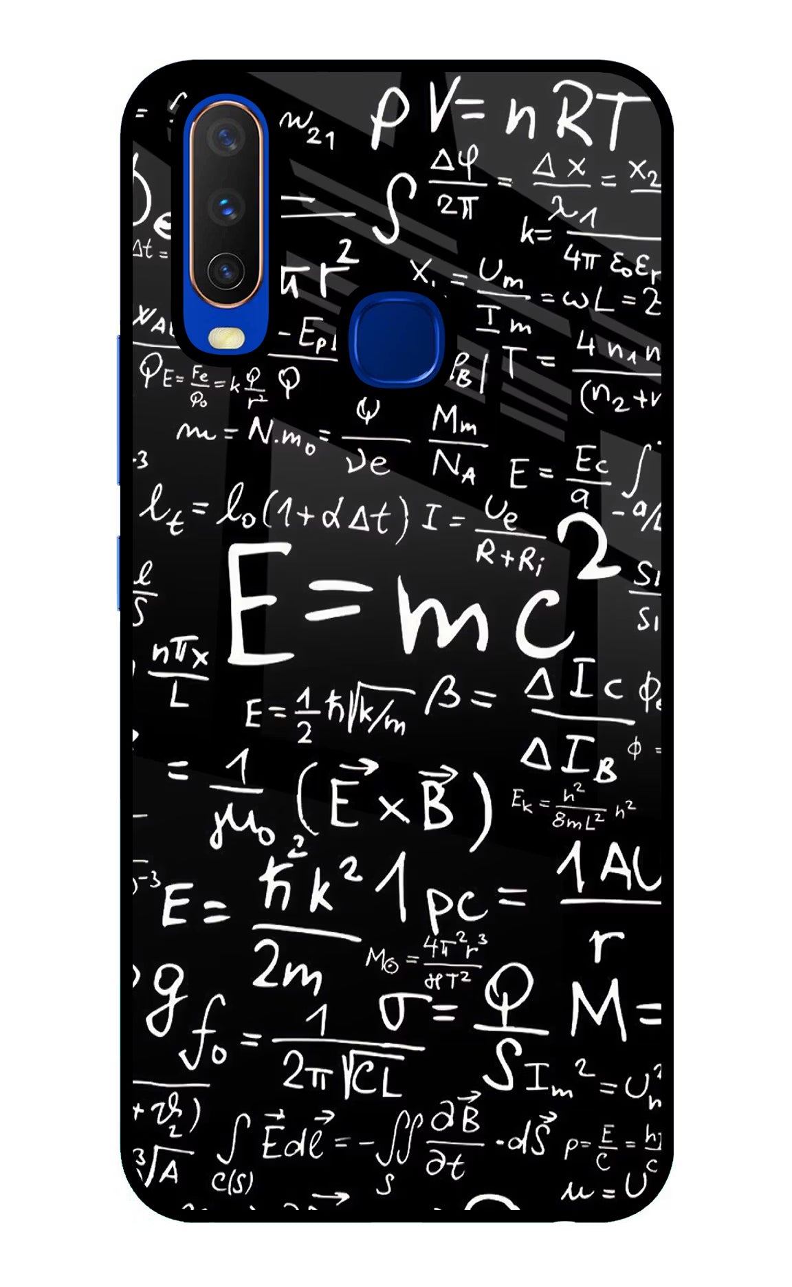 Physics Formula Vivo Y15/Y17 Glass Case Back Cover by Casekaro