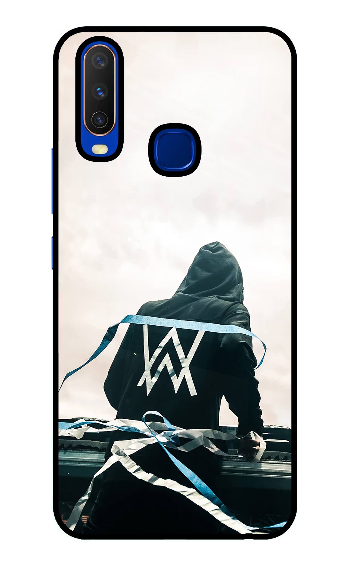 Alan Walker Vivo Y15/Y17 Glass Case Back Cover by Casekaro