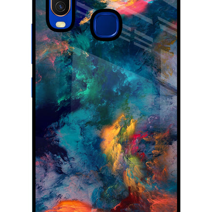 Artwork Paint Vivo Y15/Y17 Glass Case Back Cover by Casekaro