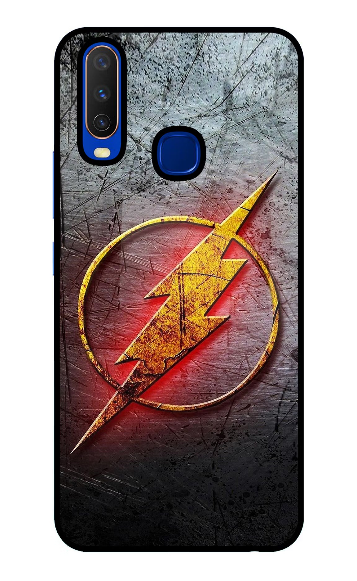 Flash Vivo Y15/Y17 Glass Case Back Cover by Casekaro