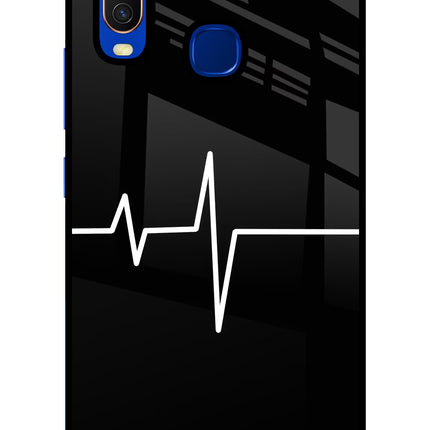 Heart Beats Vivo Y15/Y17 Glass Case Back Cover by Casekaro