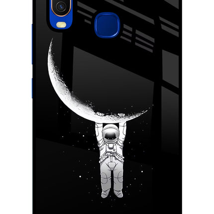 Moon Space Vivo Y15/Y17 Glass Case Back Cover by Casekaro