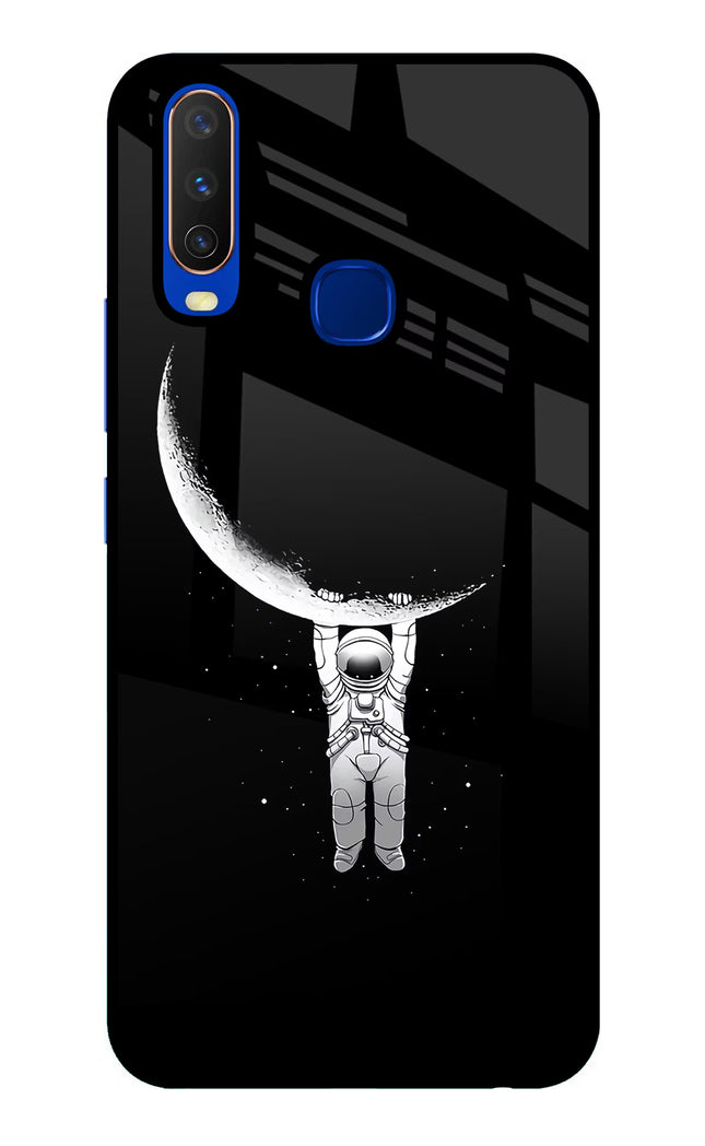 Moon Space Vivo Y15/Y17 Glass Case Back Cover by Casekaro