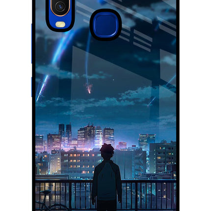 Anime Vivo Y15/Y17 Glass Case Back Cover by Casekaro