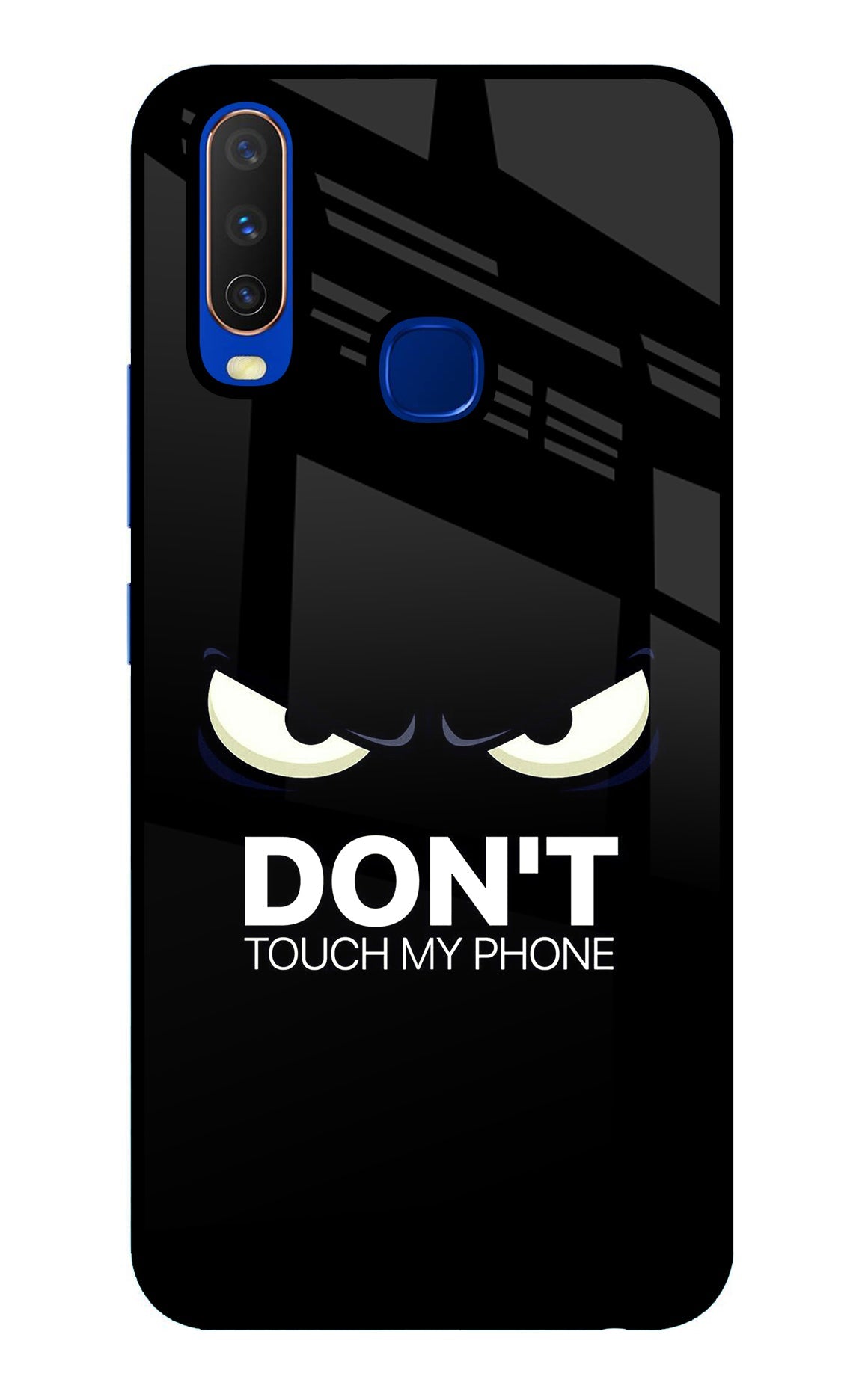 Don'T Touch My Phone Vivo Y15/Y17 Glass Case