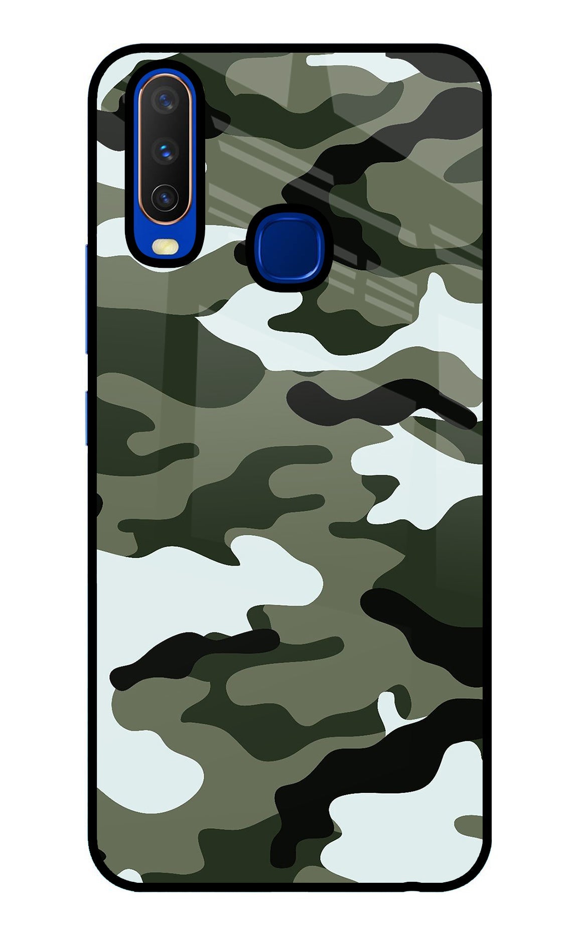 Camouflage Vivo Y15/Y17 Back Cover