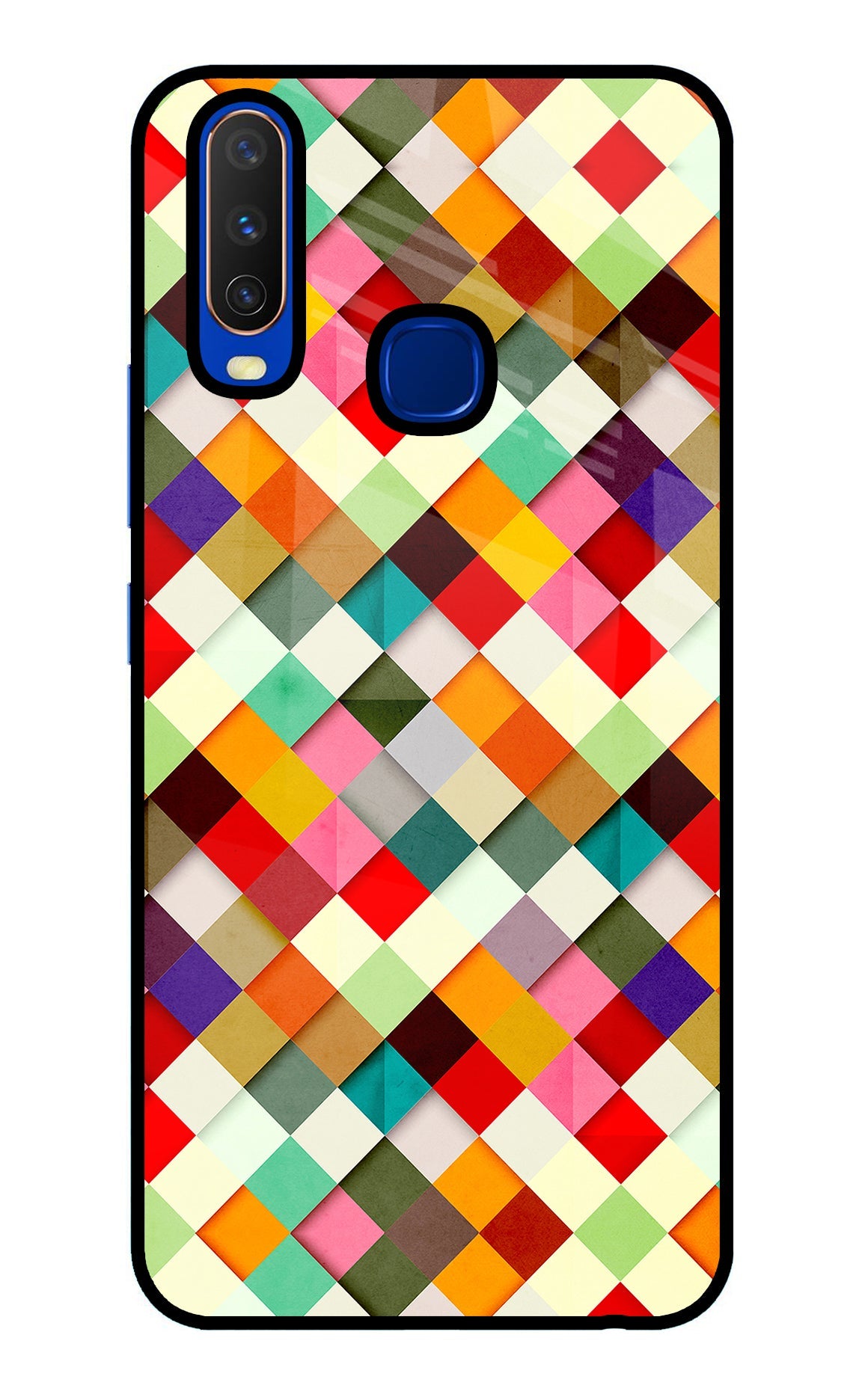 Geometric Abstract Colorful Vivo Y15/Y17 Back Cover