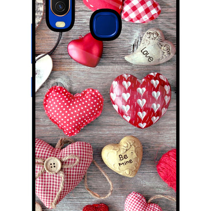 Love Wallpaper Vivo Y15/Y17 Glass Case Back Cover by Casekaro