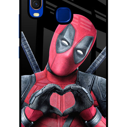 Deadpool Vivo Y15/Y17 Glass Case Back Cover by Casekaro