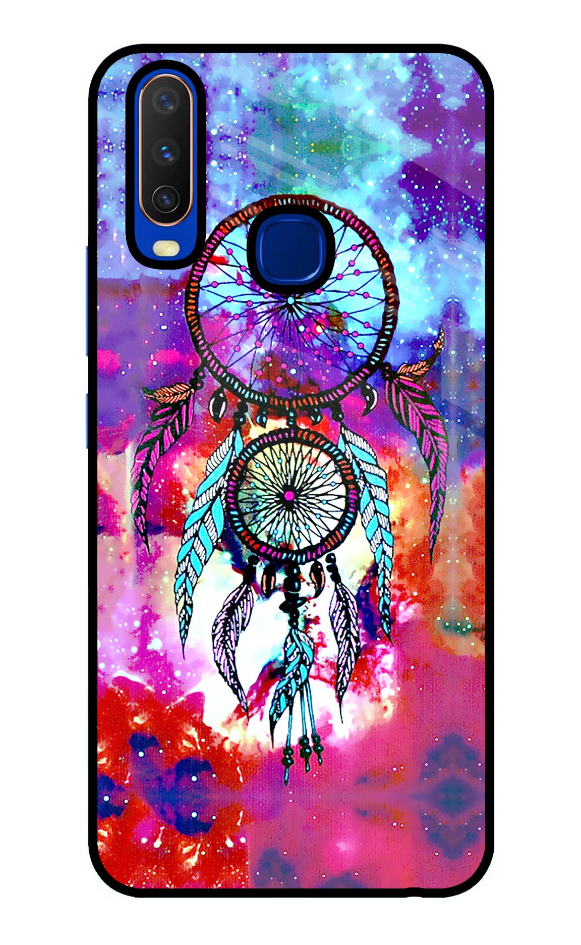 Dream Catcher Abstract Vivo Y15/Y17 Glass Case Back Cover by Casekaro