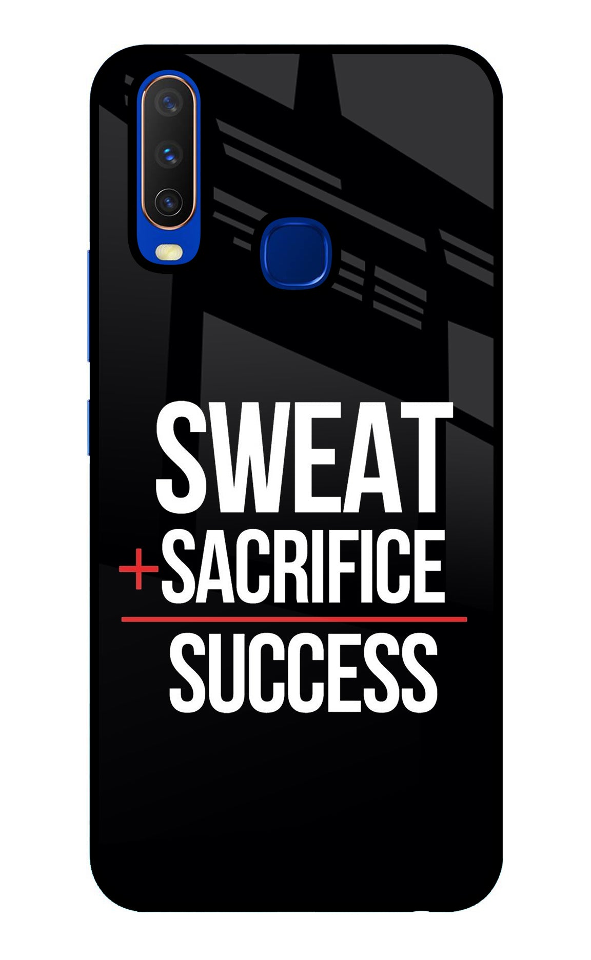 Sweat Sacrifice Success Vivo Y15/Y17 Back Cover