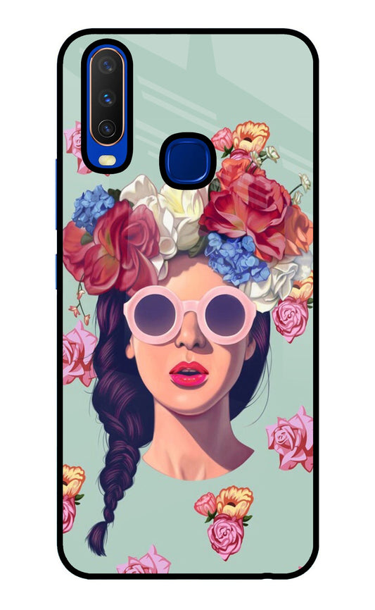 Pretty Girl Vivo Y15/Y17 Glass Case