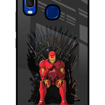 Ironman Throne Vivo Y15/Y17 Glass Case Back Cover by Casekaro