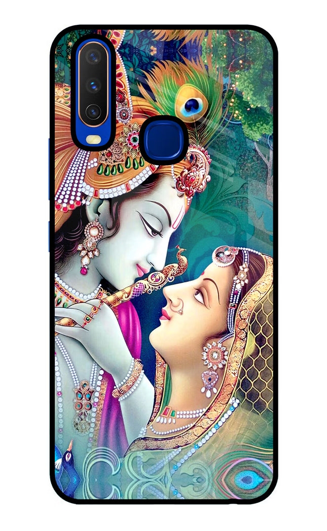 Lord Radha Krishna Vivo Y15/Y17 Glass Case Back Cover by Casekaro