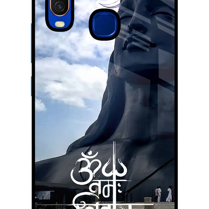 Om Namah Shivay Vivo Y15/Y17 Glass Case Back Cover by Casekaro
