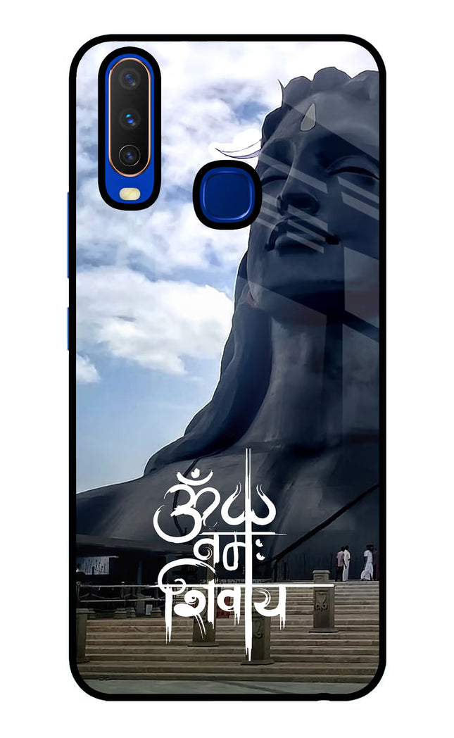 Om Namah Shivay Vivo Y15/Y17 Glass Case Back Cover by Casekaro