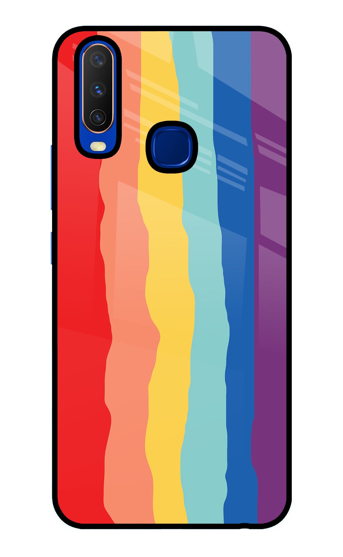 Rainbow Vivo Y15/Y17 Glass Case