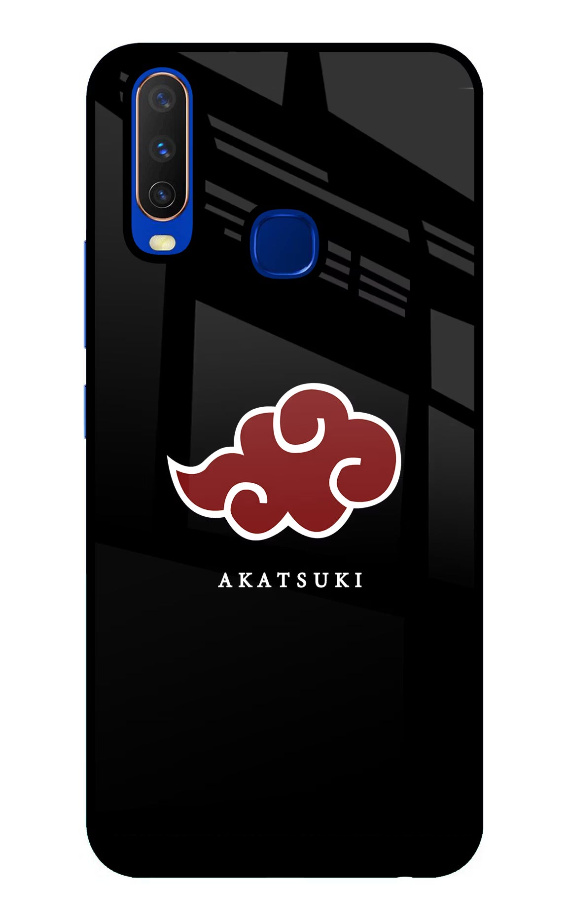 Akatsuki Vivo Y15/Y17 Glass Case Back Cover by Casekaro
