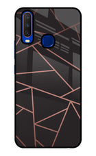 Geometric Pattern Vivo Y15/Y17 Glass Case