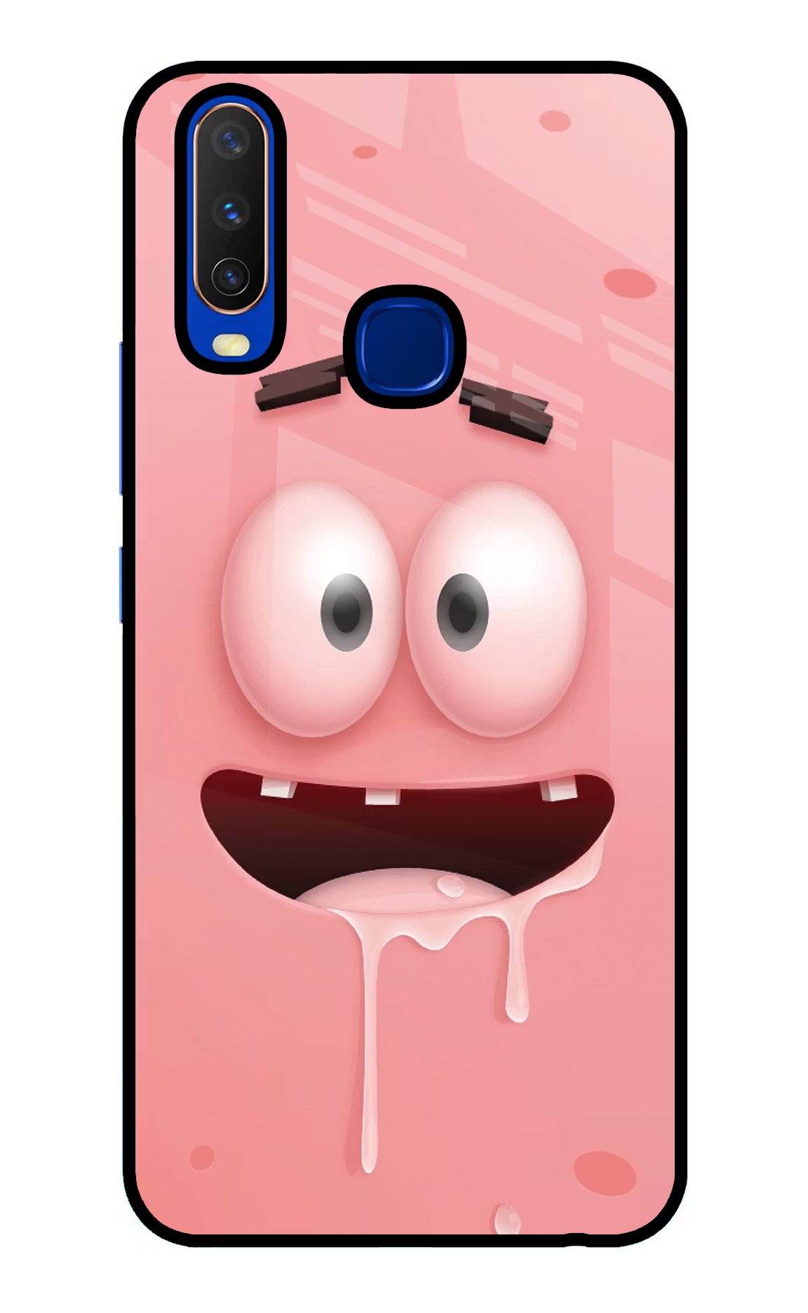 Sponge 2 Vivo Y15/Y17 Glass Case Back Cover by Casekaro