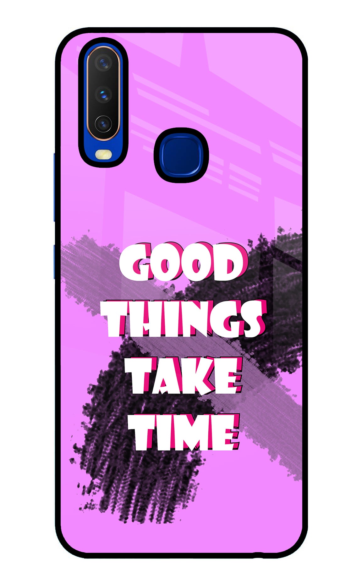 Good Things Take Time Vivo Y15/Y17 Back Cover