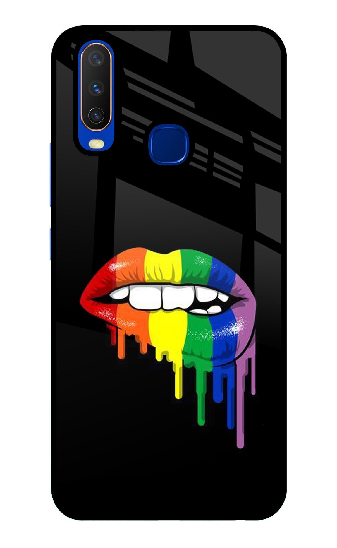 Lips Biting Vivo Y15/Y17 Back Cover