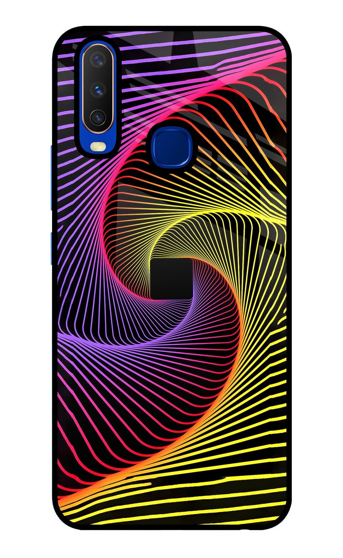 Colorful Strings Vivo Y15/Y17 Back Cover