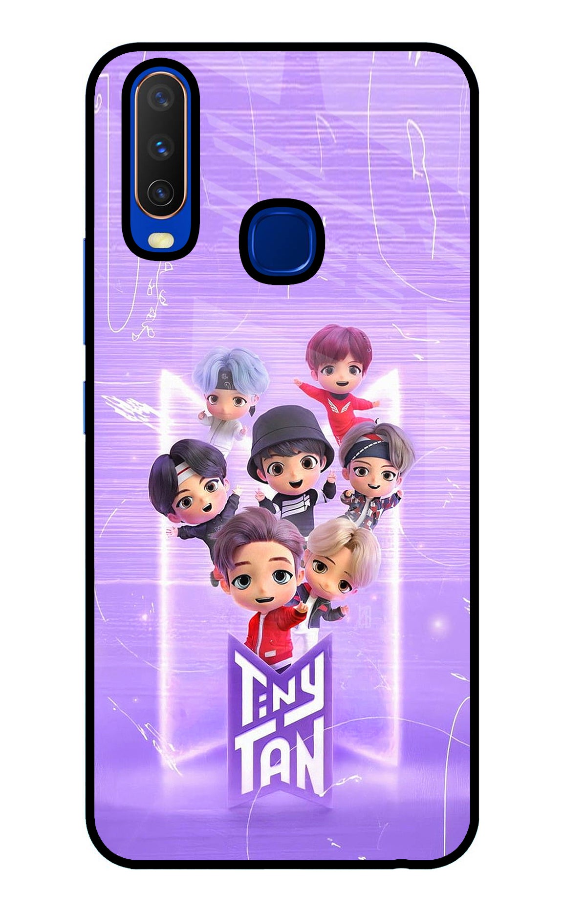 BTS Tiny Tan Vivo Y15/Y17 Back Cover