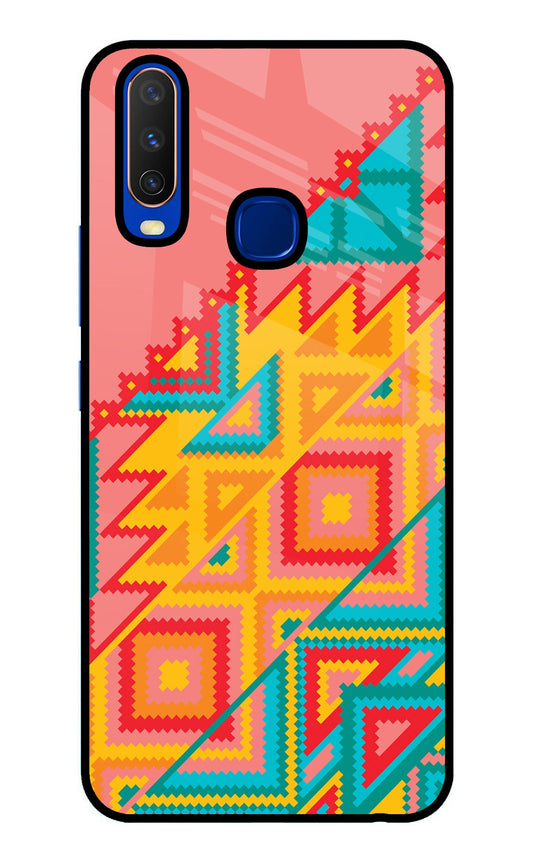 Aztec Tribal Vivo Y15/Y17 Glass Case