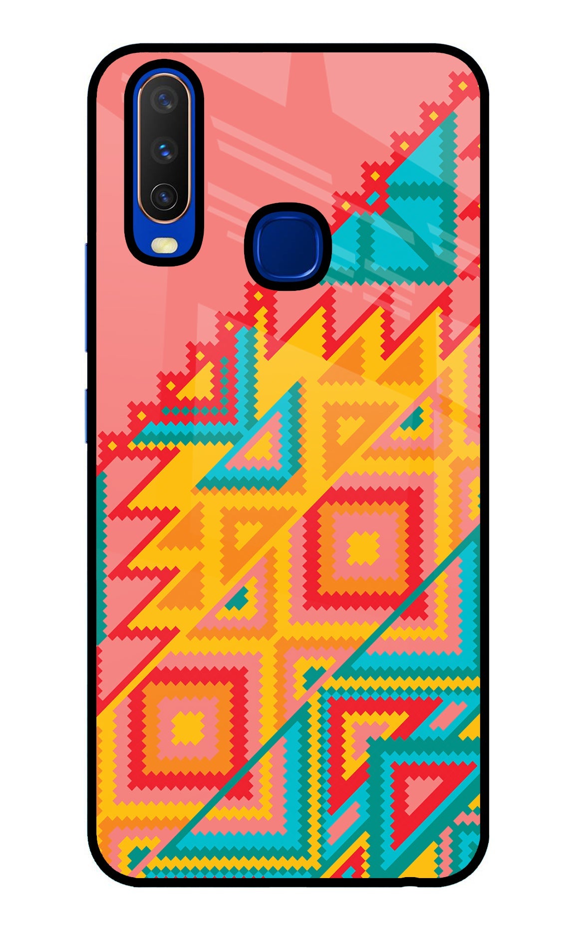 Aztec Tribal Vivo Y15/Y17 Back Cover